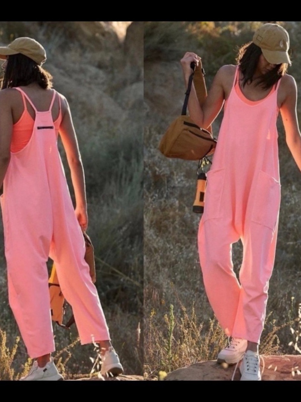 Free People pink hot shot  jumpsuit size XS New